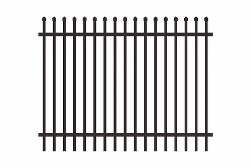 PUNCHED & CRIMPED TOP SECURITY FENCE PANELS