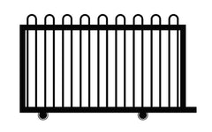 LOOP TOP SLIDING GATE