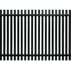 ALUMINIUM 40MM BATTEN FENCE PANELS- SATIN BLACK