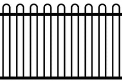 LOOP TOP FENCE PANEL- 1200 x 2400mm