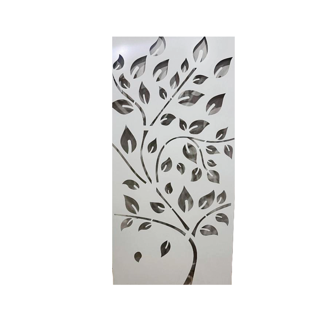 METAL GARDEN SCREEN BRANCH AND LEAF- SURFMIST