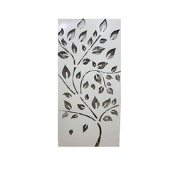 METAL GARDEN SCREEN BRANCH AND LEAF- SURFMIST