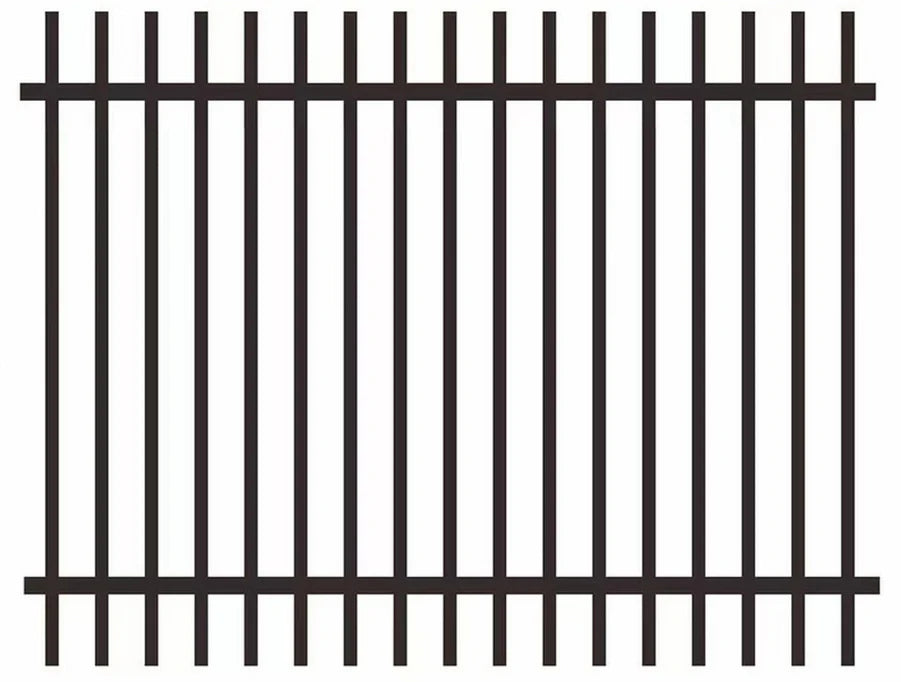 ROD TOP FENCE PANEL [SQUARE BAR]- 1500 x 2400mm