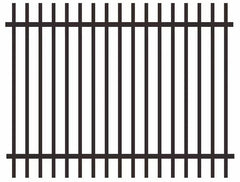 ROD TOP FENCE PANEL [SQUARE BAR]- 1500 x 2400mm