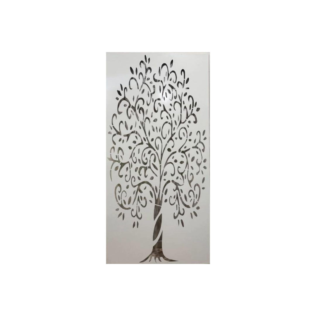 METAL DECORATIVE SCREEN TREE FRAME- SURFMIST