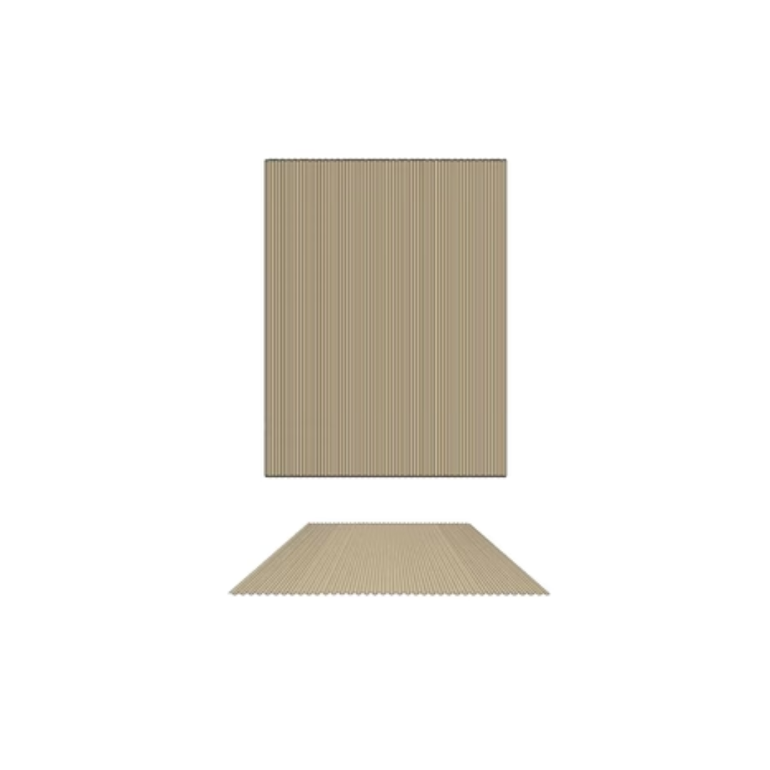 MINI CORRUGATED SHEETS- PAPERBARK