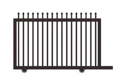 PUNCHED & CRIMPED TOP SLIDING GATE