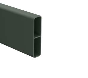 ALUMINIUM FENCING SLAT- 65x16.5x6000mm