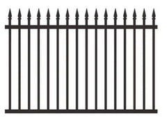 INDUSTRIAL SPEAR TOP FENCE PANELS- 2100x2400mm