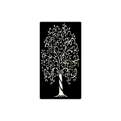 METAL DECORATIVE SCREEN TREE FRAME- BLACK