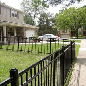 Flat Top Garden Fencing